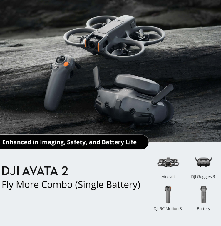 DJI Avata 2 Fly More Combo (одна батарея)