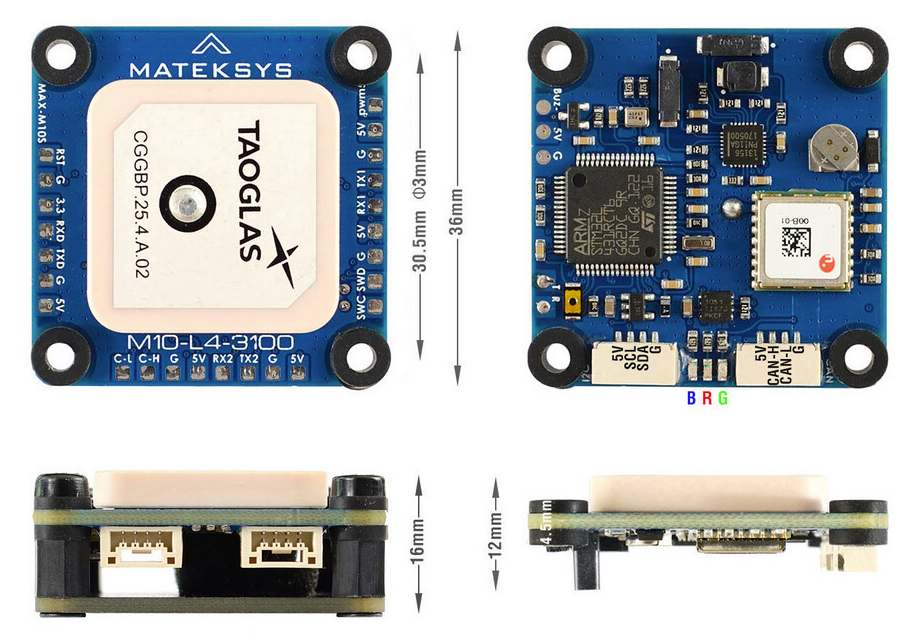 Mateksys GNSS M10-L4-3100