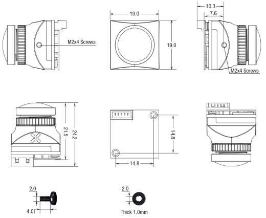 Камера FPV Foxeer T Rex Micro 1500TVL